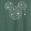 Women's - Disney - Mickey Spider Logo Lightweight French Terry Wide Neck Long Sleeve Shirt - 2 of 4