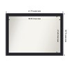 Amanti Art Dalat Non-Beveled Framed Bathroom Vanity Wall Mirror - 3 of 4