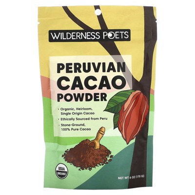 Wilderness Poets Arriba Nacional Cacao Powder 6 oz 170 g