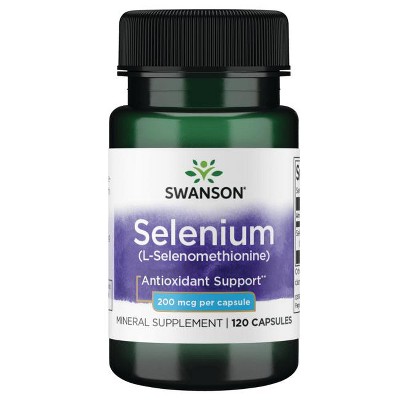 Swanson Selenium 200 Mcg 120 Capsules.