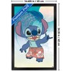 Trends International Disney Lilo And Stitch: Beach Vibes - Hang Loose Framed Wall Poster Prints - 3 of 4