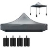 Outsunny 10' x 10' Canopy Cover with Weight Bags, UPF50+ Pop Up Canopy Replacement Top - 4 of 4
