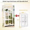 Wooden Storage Sheds,Greenhouses Near Me,Greenhouse With Wheels And Adjustable Shelves,Furniture Indoor,Outdoor Furniture -Maison Boucle - 2 of 4