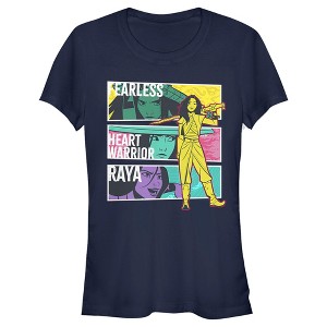 Juniors Womens Raya and the Last Dragon Fearless Heart Warrior Raya T-Shirt - 1 of 4