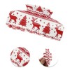 Unique Bargains Christmas Hair Clips Elk Tree Square for Christmas 3.35"x1.77"x1.97" Red White 1 Pc - 3 of 4