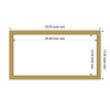 Amanti Art Grace Brushed Gold Narrow Framed Magnetic Dry Erase Board - 4 of 4
