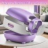 Ridstar Large Foldable Cat Litter Box with Lid, Scoop, Front Door Access, Leak-Proof Design & Odor Control-Purple - 2 of 4