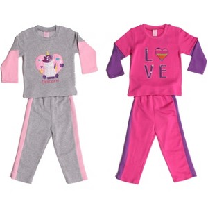 Just Love Girls Two Piece Fleece Set (Pack of 2) 17017-A-3T - 1 of 3