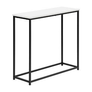 ChicFurnit Console Tables Accent Table Side Table End Table Modern Space Saving Design for Living Room, White, 31.5"*11.5"*29" - 1 of 4