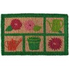 HomeRoots 18" X 30" Brown Coir Garden Tools Outdoor Spring Door Mat - 4 of 4