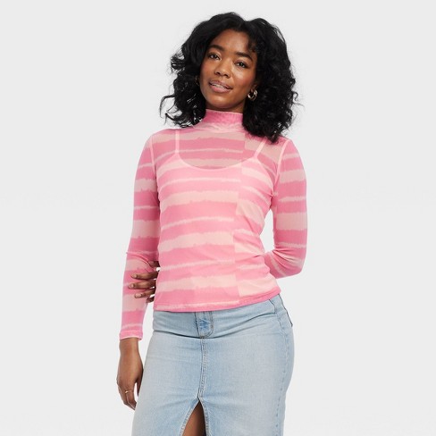 Turtleneck jersey top sale