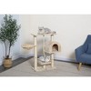 Go Pet Club 36" Cat Tree House Condo with Rope F16 - Beige - 2 of 2