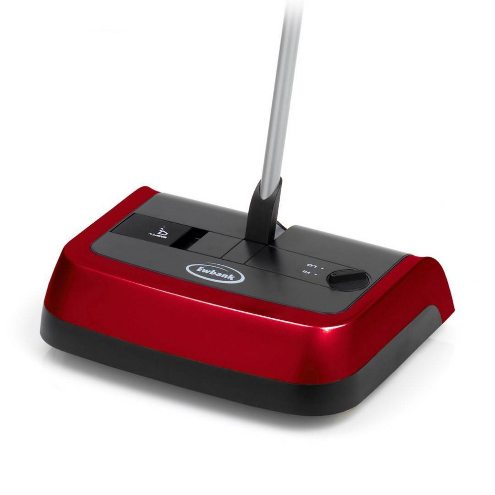 Ewbank Evolution 3 Multi Surface Cordfree Non-Electric Hardwood Floor and Carpet Sweeper with Adjustable Height Red: Lightweight, Bagless