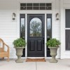 Wooakway 27" H Outdoor Urn Planters Decor Garden Pots Indoor Urn Filters Antique Green - 2 of 4