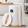 120V 450W Towel Warmer Bucket with Fragrance Disc & Child Lock, 20L Capacity, 3 Temp Settings, 30-60 Min Timer, for Bathroom & Baby Care - 4 of 4