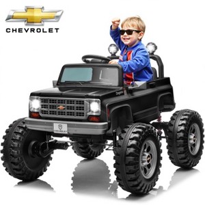 Joyracer Chevrolet 24V 4WD 2-Seater Ride On Truck for Kids, Electric Ride On Toys Cars with 7Ah Battery, Remote Control & MP3 - 1 of 4