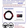 TruAIR Elastic Car Steering Wheel Cover, Leather Anti-Slip Universal Steering Protector - 2 of 4