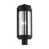 Livex Lighting Sheridan 3 - Light Post Light in  Black/Brushed Nickel - 2 of 4