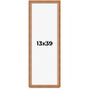PosterPalooza | Panoramic Classic Brown Picture Frame - UV Acrylic, Foam Board Backing, Hanging Hardware - 2 of 4