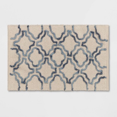 navy bath mat