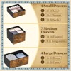 Jojoka 15-Drawer Fabric Dresser with Metal Frame & Wood Top, Tall Storage Organizer for Bedroom, Closet, Entryway, Living Room - 4 of 4