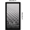 Americanflat 4x8 Picture Frame - Streamline Collection - Thin Border Photo Frame for Tabletop and Wall Display - Black - 2 of 4