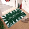 Christmas Bathroom Rug Washable Area Rug for Bedroom - 2 of 4