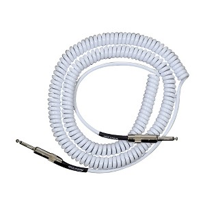 Lava Retro Coil 20 Foot Instrument Cable Straight to Straight  White - 1 of 2