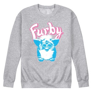Men's - Furby - Photoreal Furby Logo Graphic Fleece Sweatshirt - 1 of 4