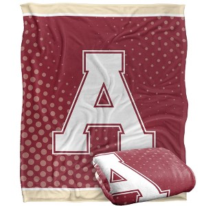 Alma College Logo Dots Silky Touch Blanket White 50x60 - 1 of 4
