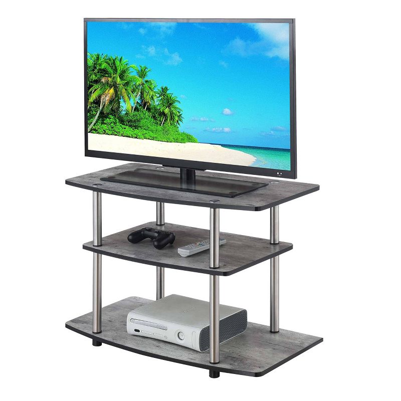 Designs2Go 3 Tier TV Stand for TVs up to 32" - Breighton Home, 4 of 8