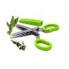 Norpro Multi Blade Herb Shears with Storage Sheath, Stainless Steel, Green - 2 of 4