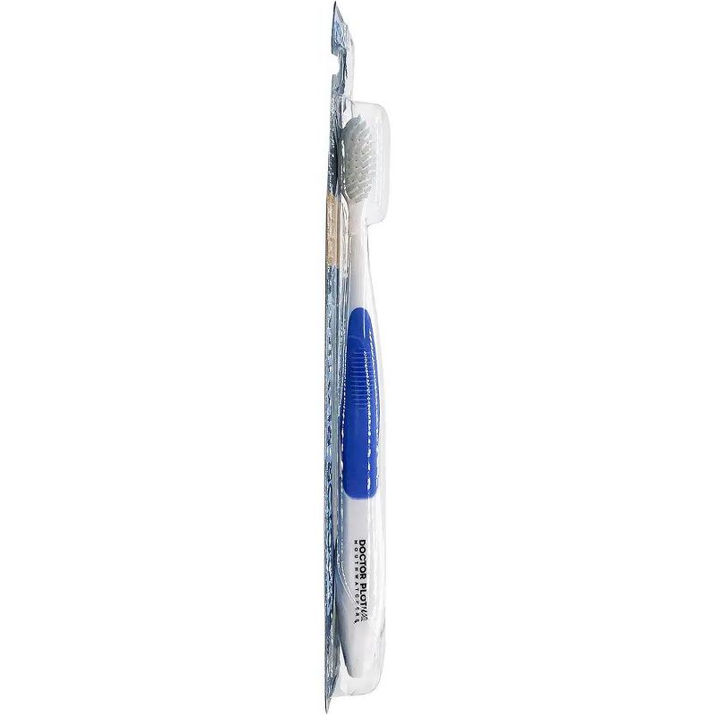 Doctor Plotka's Mouthwatchers Soft Bristle Adult Toothbrush Blue - 6 ct, 4 of 6