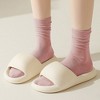 Anna-Kaci Women's Soft White Slouchy Ankle Socks 6pk - Pink - 4 of 4