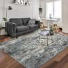 Modern Abstract Rug – Washable, Non-Slip, Ultra-Thin, Low Pile, Non-Shedding Area Rug for Living Room,Bedroom,Home Office, Contemporary - 2 of 4