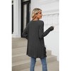 Women's Ribbed Long Sleeve Knit Cardigan with Pockets - 4 of 4