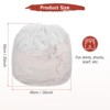 Unique Bargains Large Mesh Durable Washable Laundry Bags 2 Pcs White - 3 of 4