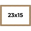 PosterPalooza | 23x15 Wood Antique Frame with UV Acrylic, 4 Finishes: Bronze, Gold, Silver, and Black - 2 of 4