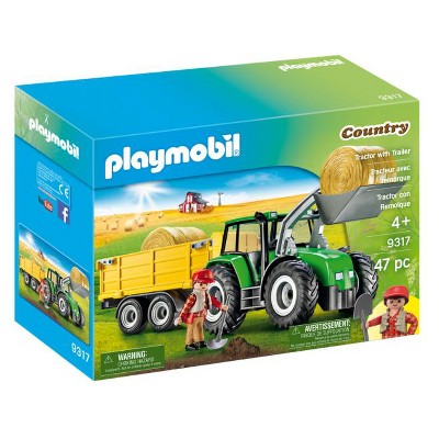 Playmobil Country Tractor with Trailer 9317 Playset 47pcs