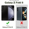 Dexnor BumperShock Case for Samsung Galaxy Z Fold 5 [Hinge Coverage],Full-body Shockproof Rugged Bumper Case Heavy Duty Cover - 2 of 3