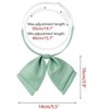 Elerevyo Women's Adjustable Satin Classic Bow Tie - 2 of 4
