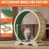 48" Cat Wheels for Indoor Cats, Large Cat Exercise Running Treadmill Wheel with 15" Tread for Kitty¡¯s Longer Life - 3 of 4
