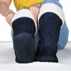 Women's Faux Shearling Lined Slipper Socks, Kid's Winter Indoor Home Non Skid Booties, Soft, Warm, Fluffy, Cozy, Fuzzy, Gifts - Catalonia - 3 of 4