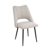 PAGED Modern Dining Chairs Set of 4 with Metal Legs, Dining Room Chairs with Adjustable Feet for Dining Room, Kitchen, Restaurant - 4 of 4