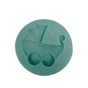 O'Creme Baby Carriage Silicone Fondant Mold - 2" x 1" - Green - 1 of 1