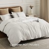 3 pieces Duvet Cover Soft Double Brushed Bedding Set for Kids & Adults Zipper Closure - 2 of 4