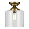 Kichler Lighting Winslow 1 - Light Semi-Flush Mount in  Natural Brass - 4 of 4