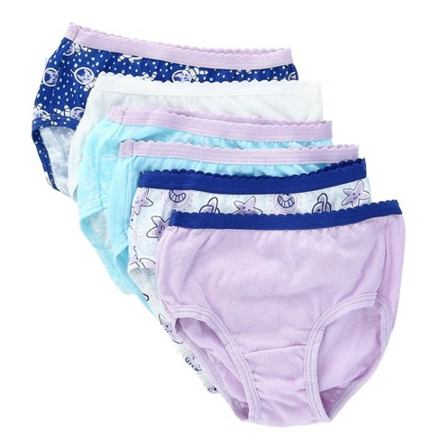 Fruit of the Loom Toddler Girl Brief Underwear, 6 Pack, Sizes 2T