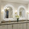 Apmir Super Bright 192 LEDs/m LED Lighted Anti-Fog Tempered Glass Arched Bathroom/Vanity Mirror with ETL & 3-Year Warranty - 3 of 4