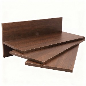 JANSNO Modern Woodgrain Shelf Board, Multi-Purpose for Home Organization & Custom Displays - 1 of 4